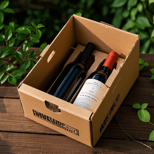 Custom Corrugated Wine Boxes Wholesale - POZI Packaging