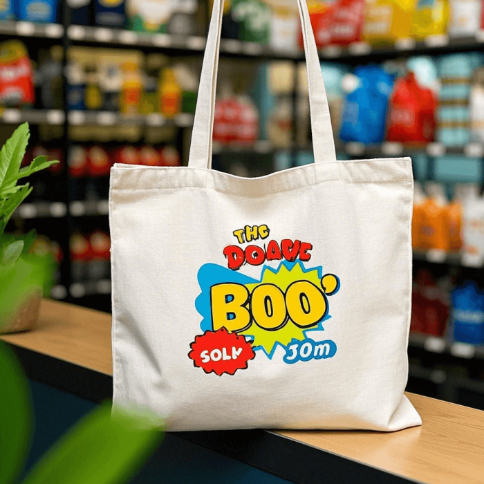 Shopping Canvas Tote Bag - Image 6