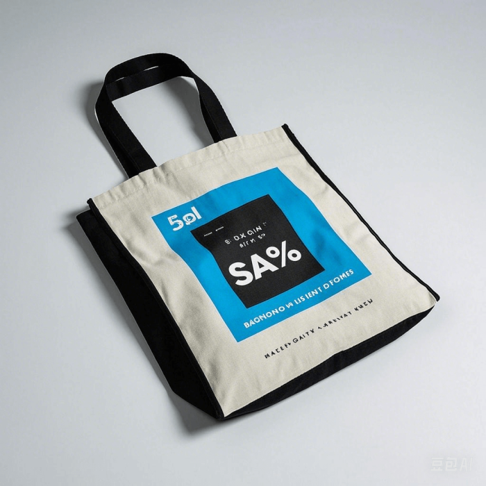 Shopping Canvas Tote Bag - Image 4
