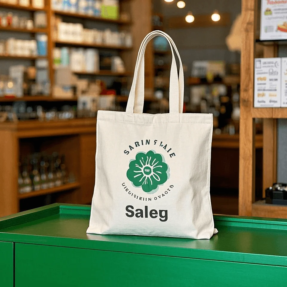 Canvas Shopping Bags with Logo