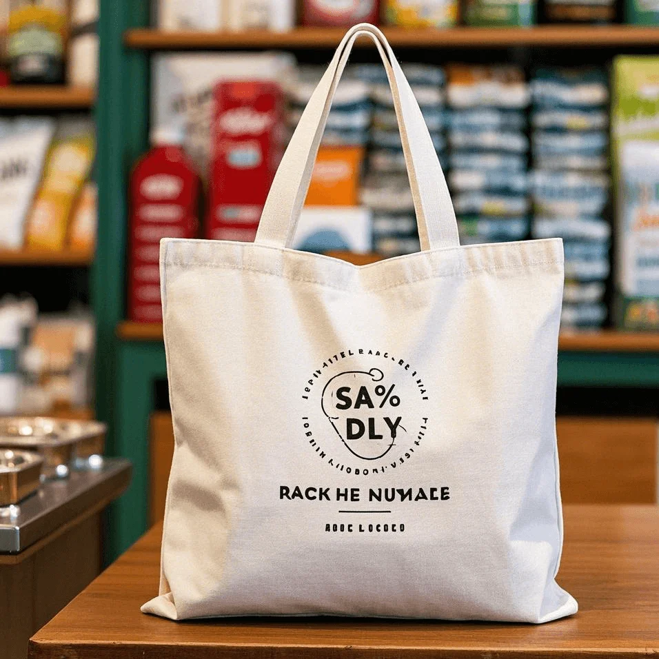 Shopping Canvas Tote Bag