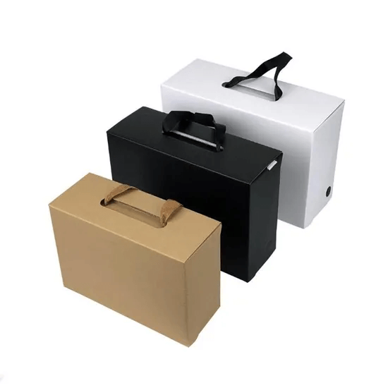 Zipper or Handle Corrugated Bin Boxes with Handles