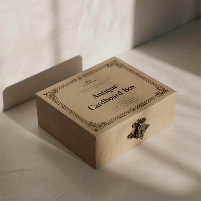 Antique Cardboard Box