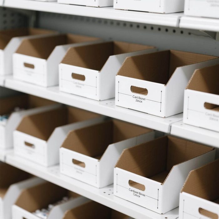 Cardboard Bin Boxes