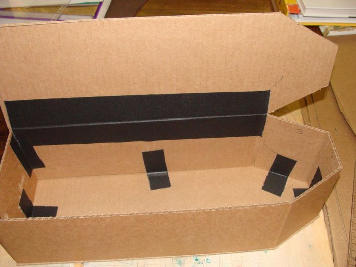 Cardboard Box Coffin - Image 11
