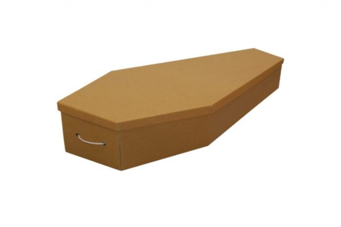 Cardboard Box Coffin - Image 13