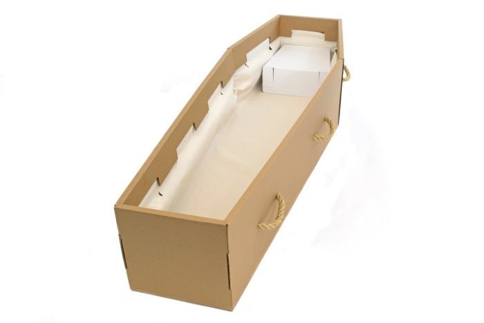 Cardboard Box Coffin - Image 17