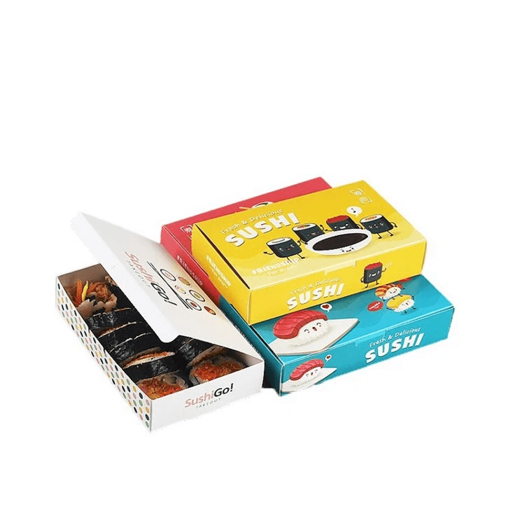 Cardboard take-out boxes