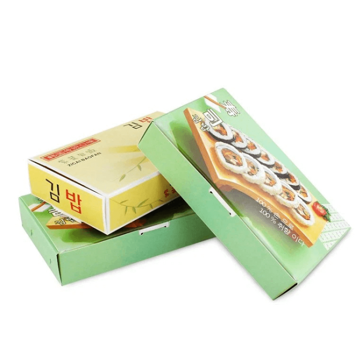Cardboard take-out boxes