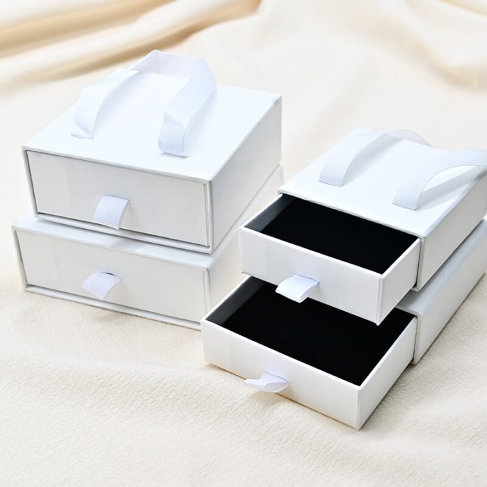White Cardboard Jewelry Boxes - Image 5