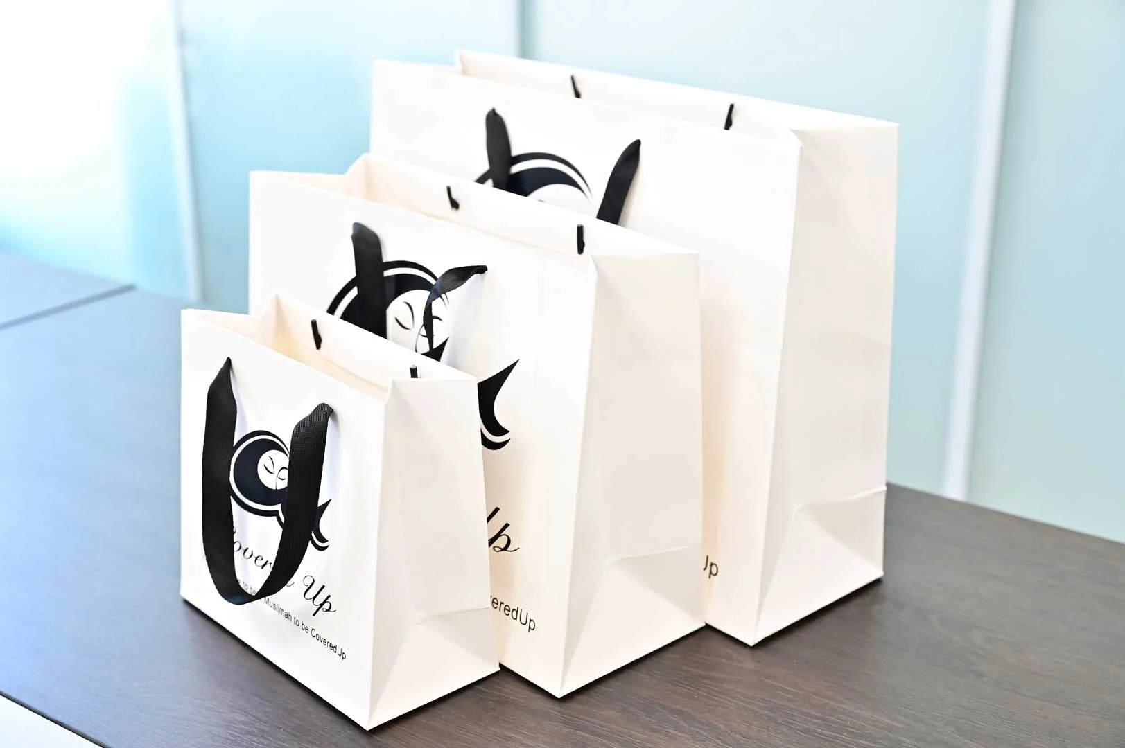 Shopping Paper Bags with Logo