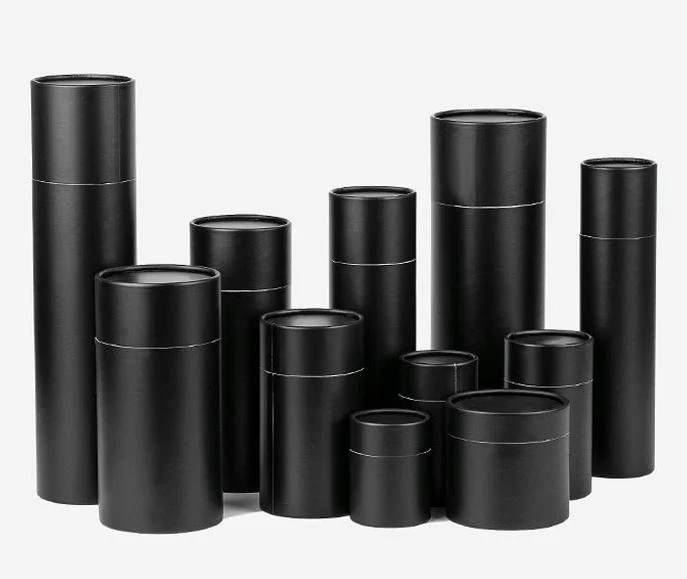 Black Paper Tube Packaging