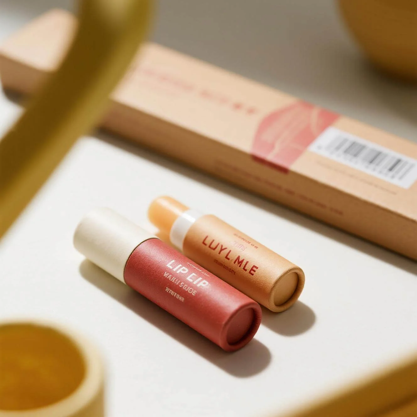 Paper Tube Lip Balm Packaging