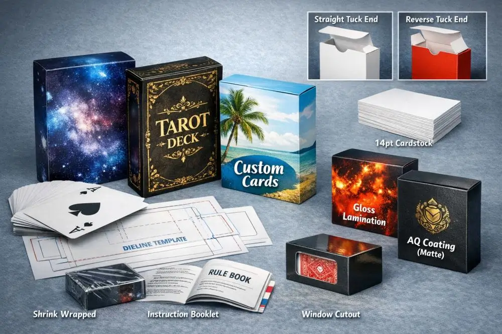 Custom Tuck Boxes for Playing Cards