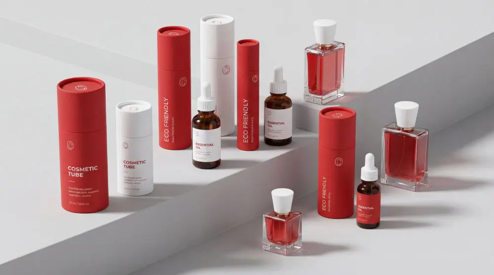 Paper Tube Cosmetic Packaging